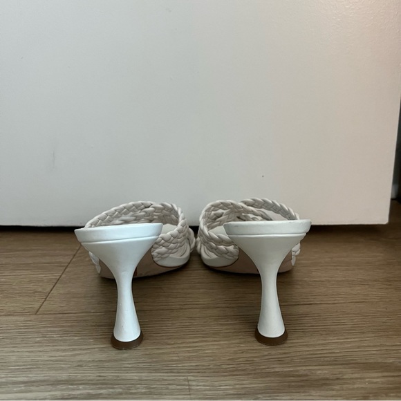 Sam Edelman White Marjorie Mule Heeled Sandals - Picture 3 of 8